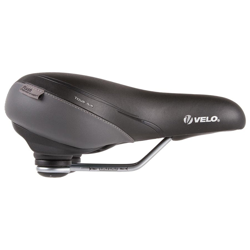 Load image into Gallery viewer, Velo Tour Air Comfort Saddle, 272 x 210mm, 665g, Black