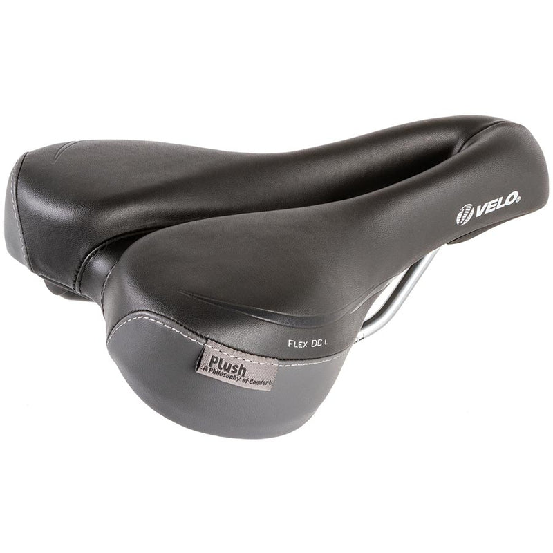 Load image into Gallery viewer, Velo Flex DC Touring Saddle 242 x 151mm, Women, 386g, Black