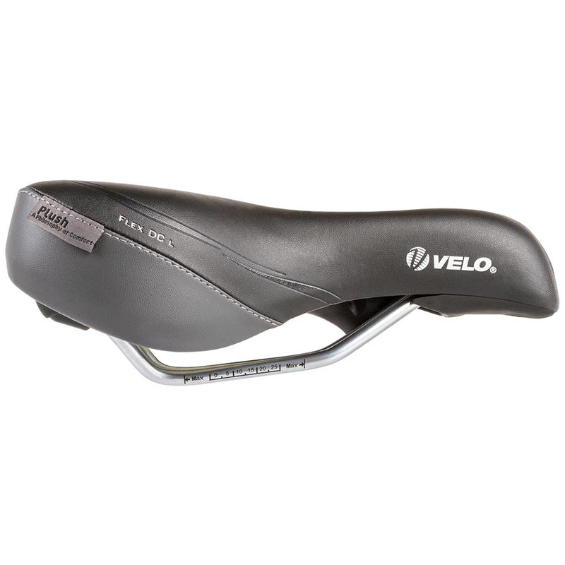 Load image into Gallery viewer, Velo Flex DC Touring Saddle 242 x 151mm, Women, 386g, Black
