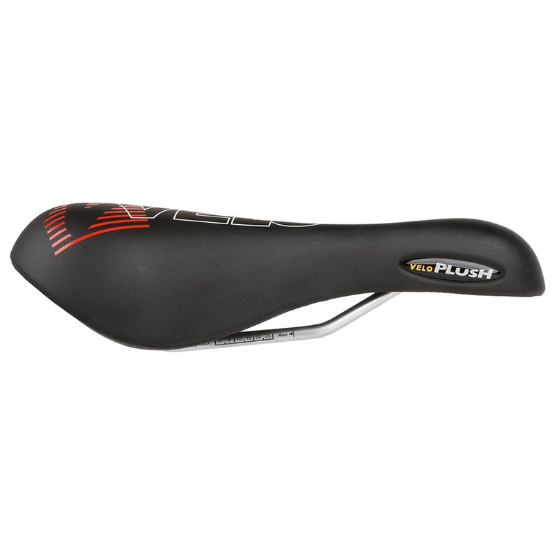 Load image into Gallery viewer, Velo Plush Gel D1 Saddle 267 x 168mm, 478g, Black