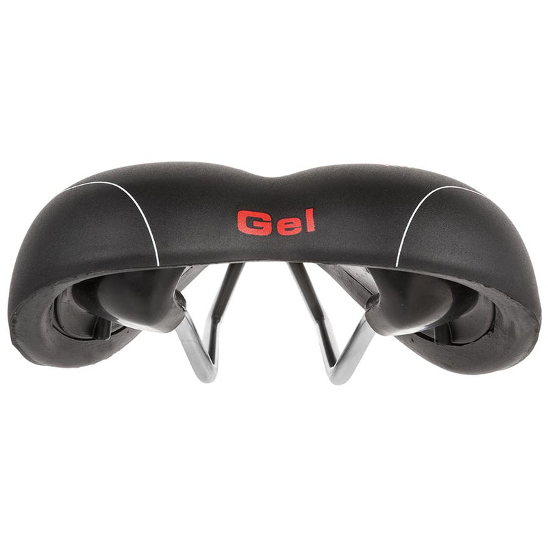 Load image into Gallery viewer, Velo Plush Gel D2 Saddle 267 x 168mm, 494g, Black