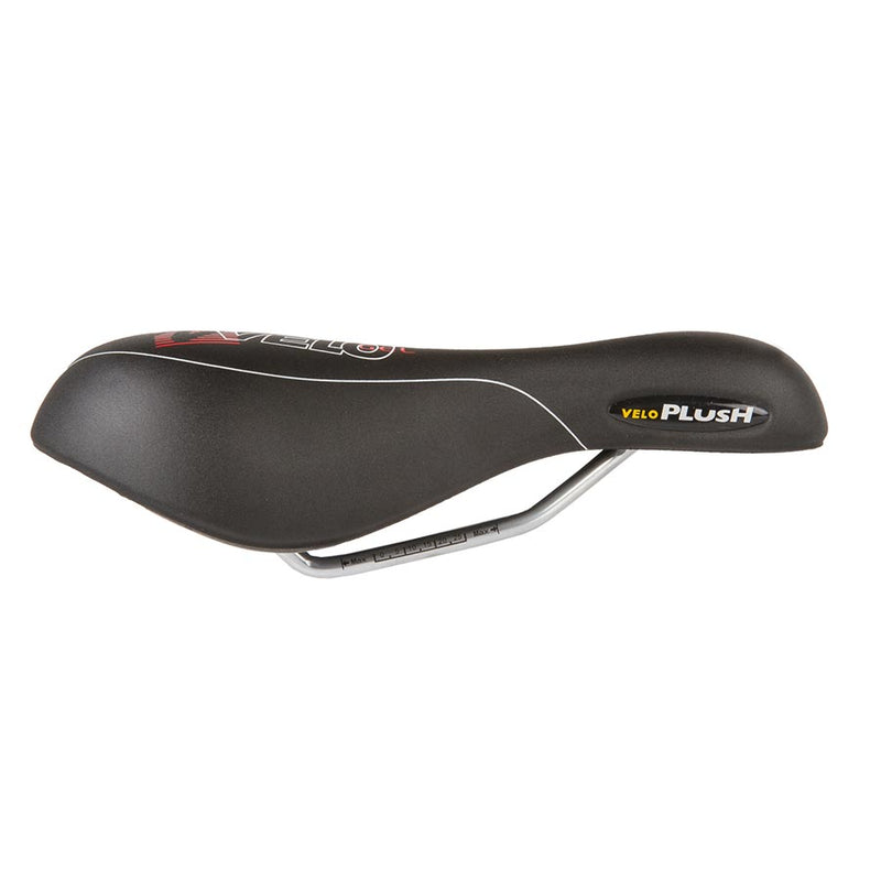Load image into Gallery viewer, Velo Plush Gel D2 Saddle 255 x 177mm, 477g, Black