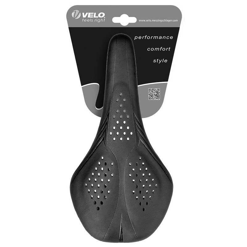 Load image into Gallery viewer, Velo Airthru Gel Racing Saddle, 273 x 141mm, 268g, Black