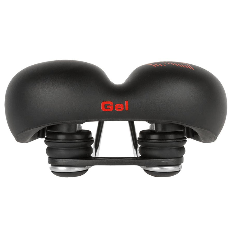 Load image into Gallery viewer, Velo Plush Gel Elasto Saddle, 275 x 213mm, Black