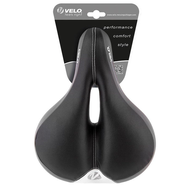 Load image into Gallery viewer, Velo Newport Gemini Saddle 270 x 211mm, 858g, Black