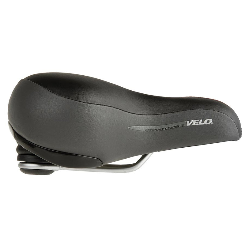 Load image into Gallery viewer, Velo Newport Gemini Saddle 245 x 212mm, 685g, Black