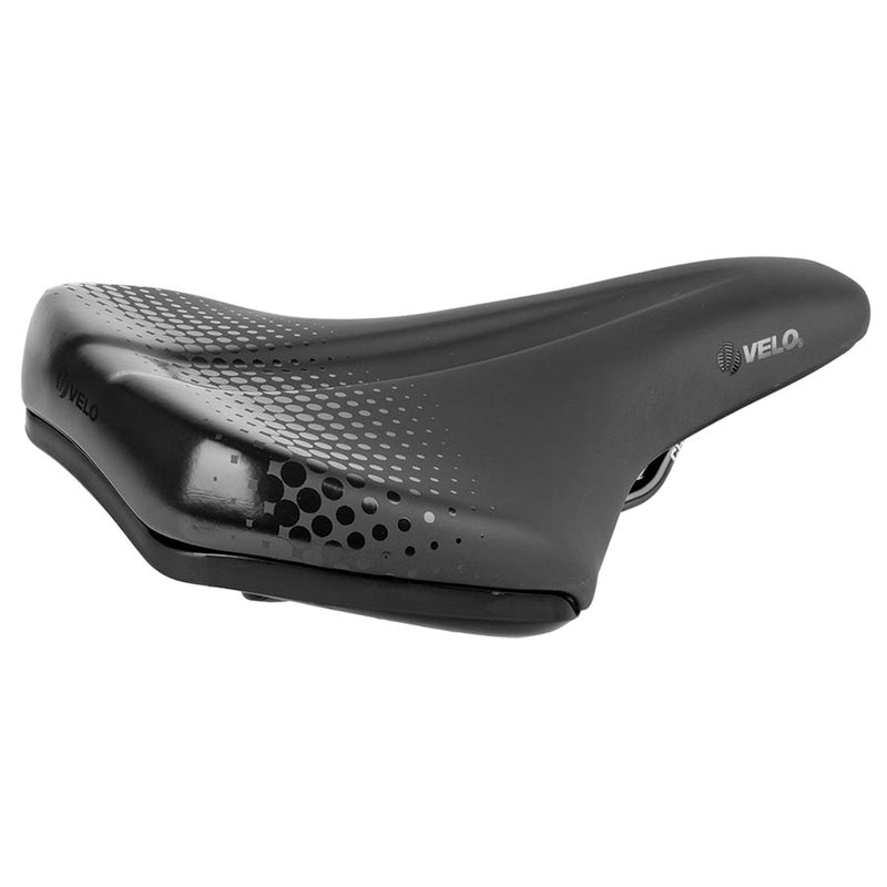 Load image into Gallery viewer, Velo Fit E1 Shorty Saddle 255 x 177mm, Black