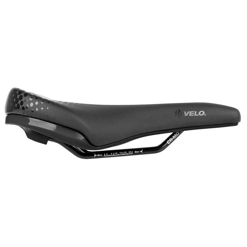 Load image into Gallery viewer, Velo Fit E1 Shorty Saddle 255 x 177mm, Black