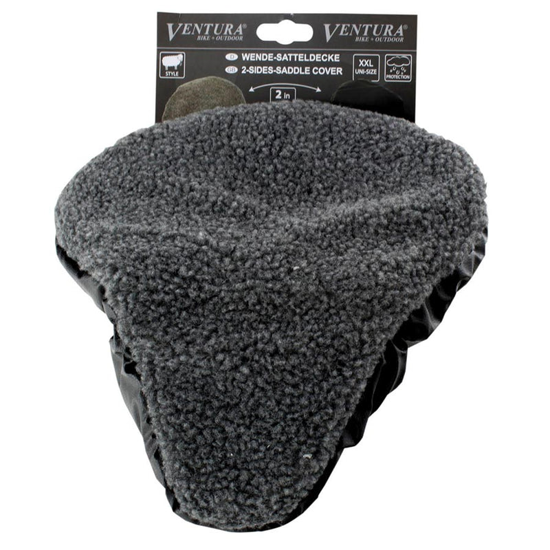 Load image into Gallery viewer, Ventura Sheep Skin Seat Cover, 240 x 270mm, Black
