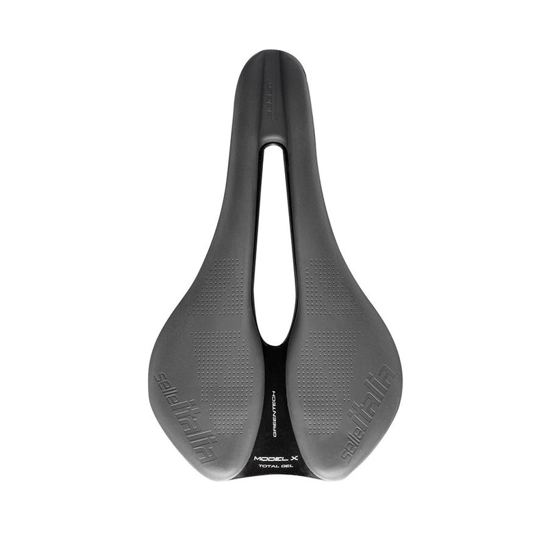 Load image into Gallery viewer, Selle Italia Model X Comfort Plus Saddle, L3, Green-Tek, FeC, Black