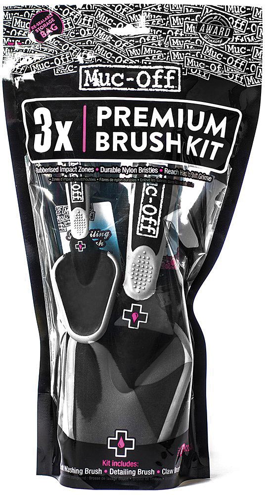 Load image into Gallery viewer, Muc-Off Three Brush Set With Impact Resistant Handles & Durable Nylon Bristles