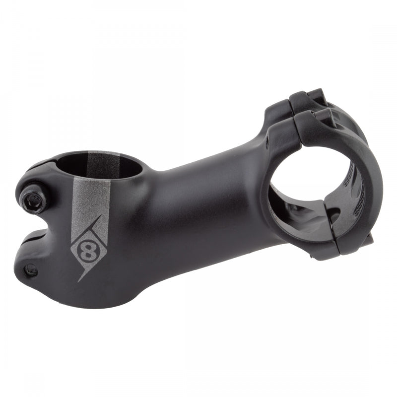 Load image into Gallery viewer, Origin8 Everland MX/GX 25 Deg Stem Bar Clamp 31.8mm 80mm 25 Deg Blk Aluminum MTB