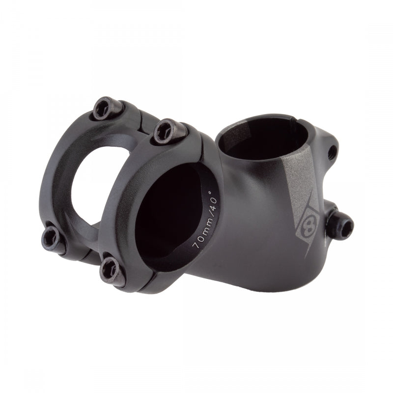 Load image into Gallery viewer, Origin8 Everland MX/GX 40 Deg Stem Bar Clamp 31.8mm 70mm 40 Deg Blk Aluminum MTB