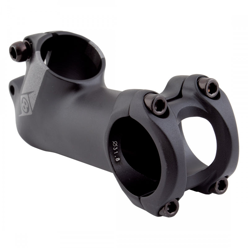 Load image into Gallery viewer, Origin8 Everland MX/GX 40 Deg Stem Bar Clamp 31.8mm 90mm 40 Deg Blk Aluminum MTB