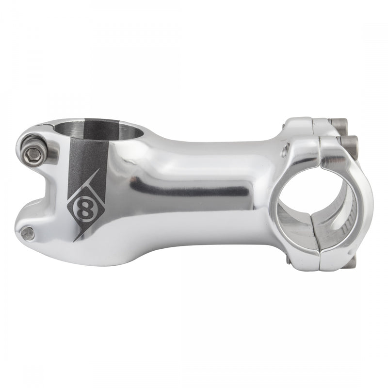 Load image into Gallery viewer, Origin8 Pro Fit Stem Bar 25.4mm 70mm +/-6 Deg Silver Aluminum Road / Mountain