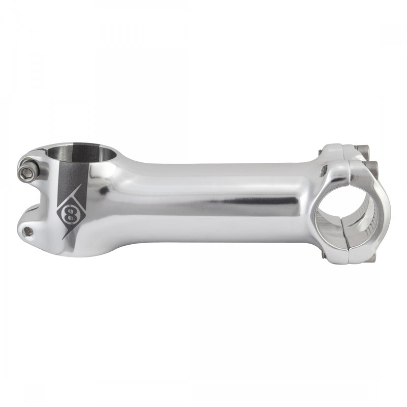 Load image into Gallery viewer, Origin8 Pro Fit Stem 25.4mm 110 mm +/-6 Degree Silver Aluminum Road / Mountain