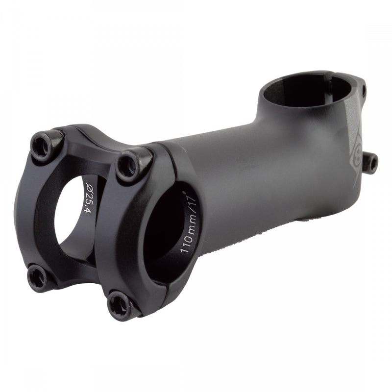 Load image into Gallery viewer, Origin8 Pro Fit Stem 25.4mm 110 mm +/-17 Degree Black Aluminum Road / Mountain