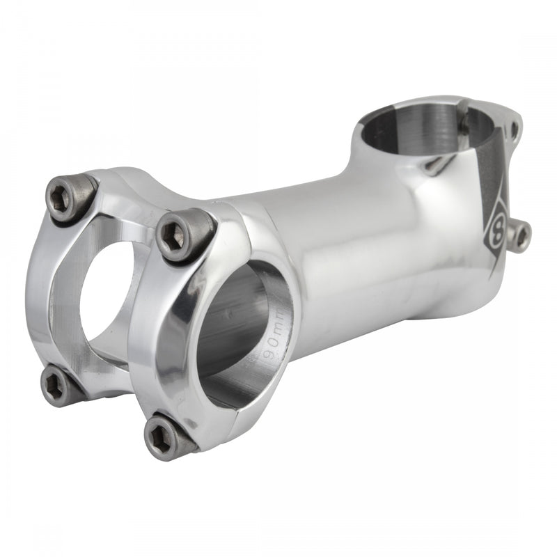 Load image into Gallery viewer, Origin8 Pro Fit Stem 25.4mm 90 mm +/-17 Degree Silver Aluminum Road / Mountain