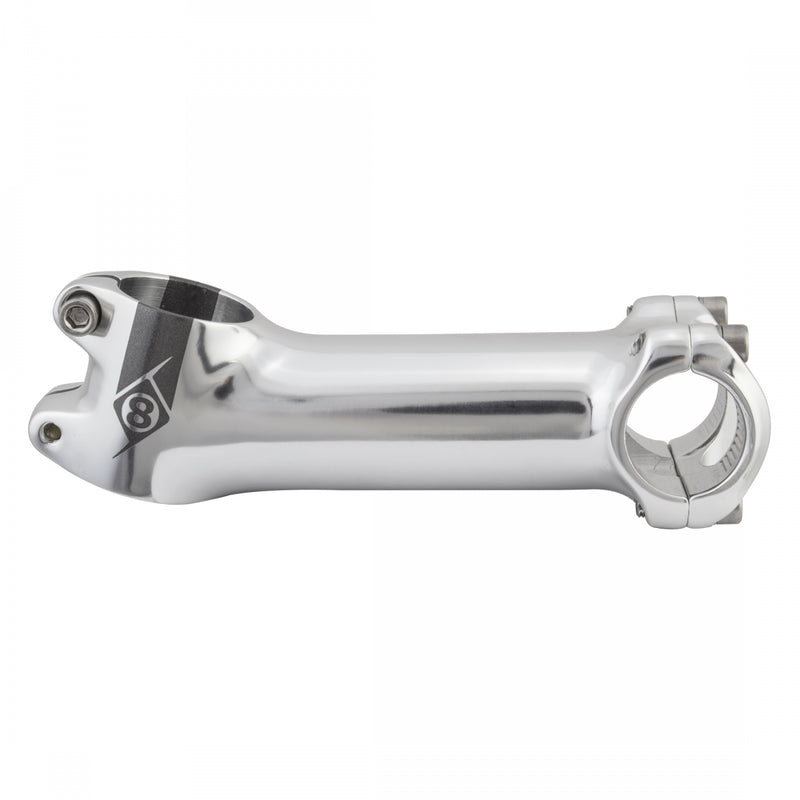 Load image into Gallery viewer, Origin8 Pro Fit Stem 25.4mm 110mm +/-17 Deg Silver Aluminum Road / Mountain