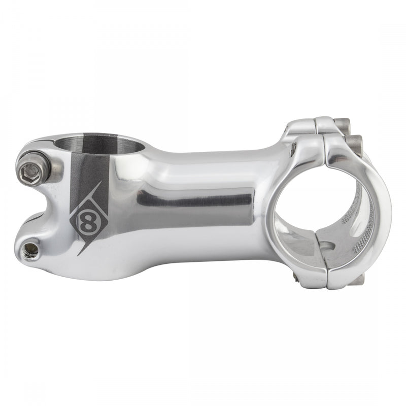 Load image into Gallery viewer, Origin8 Pro Fit Stem Bar 31.8mm 70mm +/-6 Deg Silver Aluminum Road / Mountain
