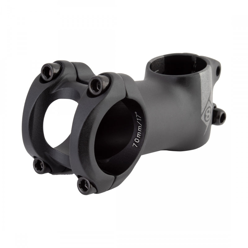 Load image into Gallery viewer, Origin8 Pro Fit Stem Bar 31.8mm 70mm +/-17 Deg Black Aluminum Road / Mountain