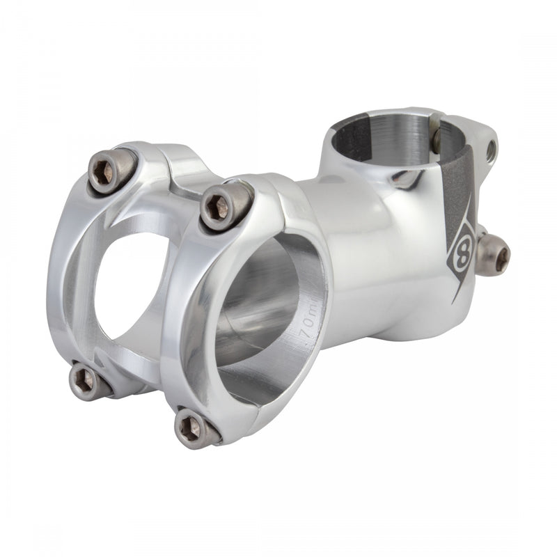 Load image into Gallery viewer, Origin8 Pro Fit Stem 31.8mm 70 mm +/-17 Degree Silver Aluminum Road / Mountain