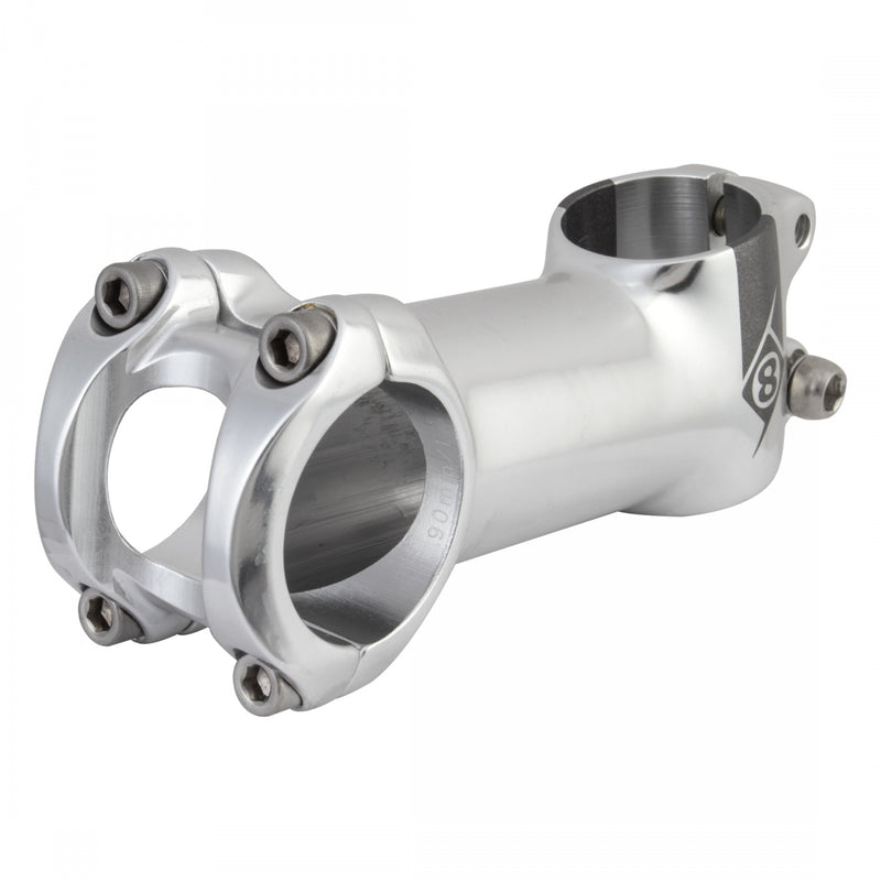 Load image into Gallery viewer, Origin8 Pro Fit Stem 31.8mm 90 mm +/-17 Degree Silver Aluminum Road / Mountain