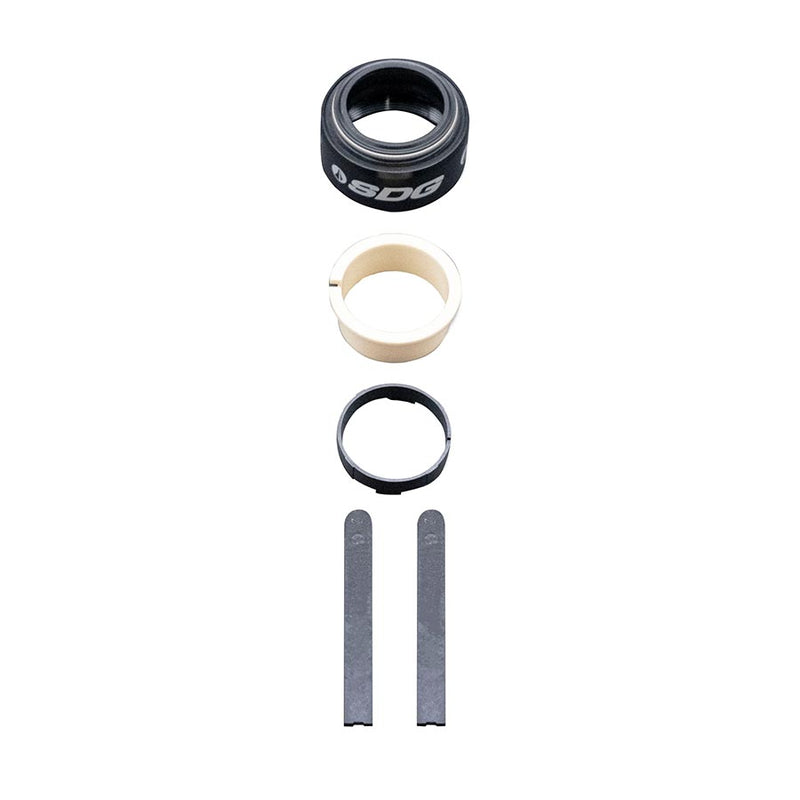 Load image into Gallery viewer, SDG Components Collar and Bushing for Tellis, Black, For 30.9mm and 31.6mm posts