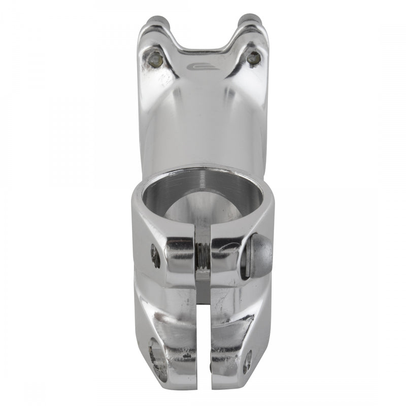 Load image into Gallery viewer, Pure Cycles Threadless Stem Road 90mm 25.4mm 1-1/8 in 7 Deg Silver Aluminum