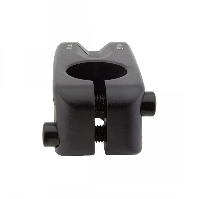 Load image into Gallery viewer, Origin8 Fix8 Stem Threadless Clamp 25.4mm Length 50mm 0 Deg Black Aluminum BMX