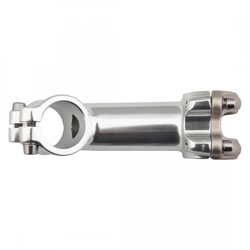 Load image into Gallery viewer, Origin8 Pro Fit Ergo Stem 25.4 or 31.8 mm 110mm +/- 35Degree Silver Aluminum