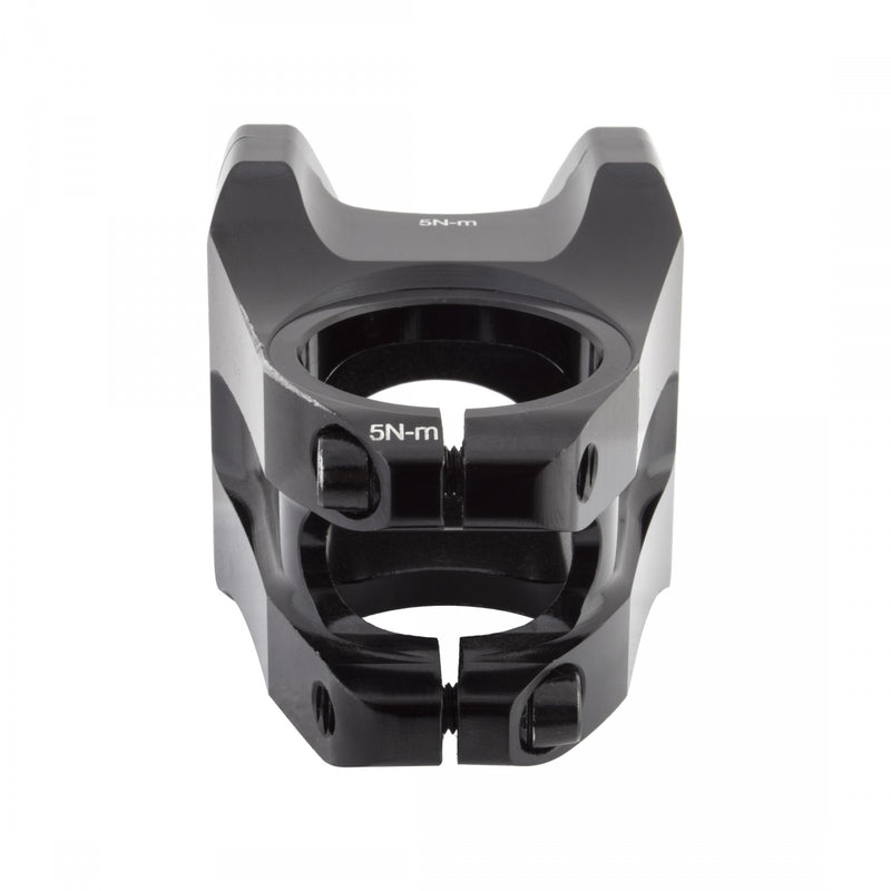 Load image into Gallery viewer, Origin8 Flux Stem 31.8mm 45mm 0 Deg Black MTB 4-bolt Front Loading Faceplate