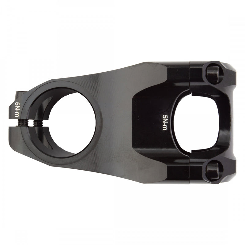 Load image into Gallery viewer, Origin8 Flux Stem 31.8mm 55mm 0 Deg Black MTB 4-bolt Front Loading Faceplate