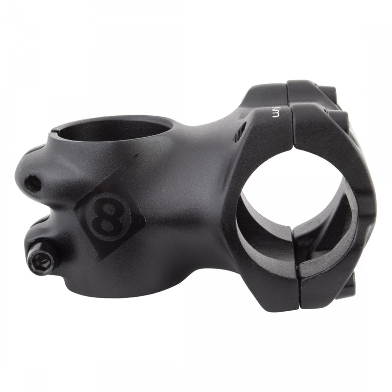 Load image into Gallery viewer, Origin8 Flow Stem 31.8mm 45mm 0 Deg Black MTB 4-bolt Front Loading Faceplate