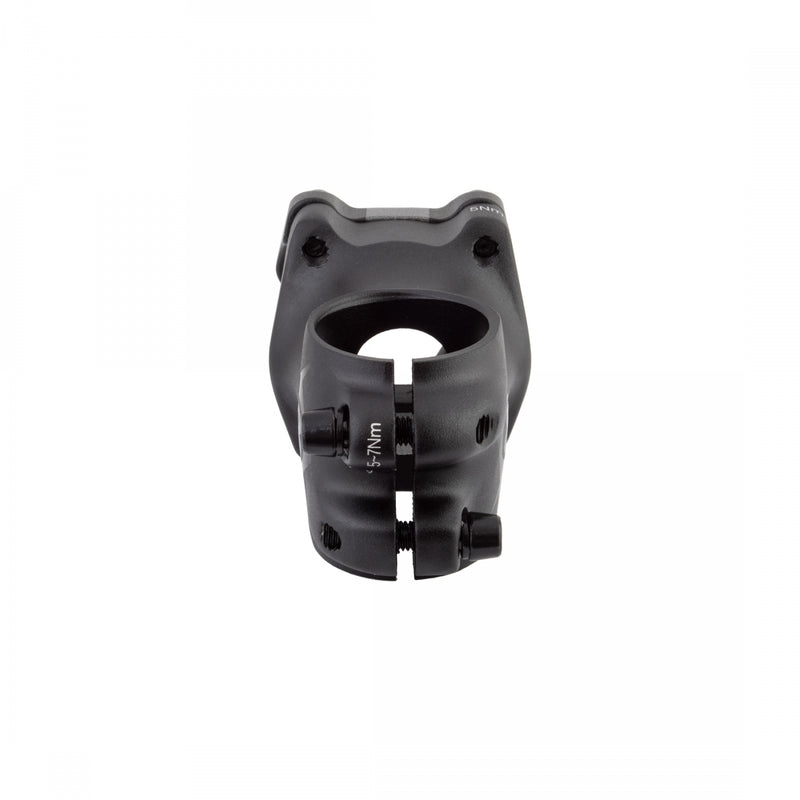 Load image into Gallery viewer, Origin8 Flow Stem 31.8mm 45mm 0 Deg Black MTB 4-bolt Front Loading Faceplate