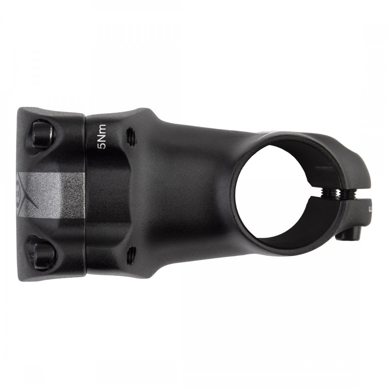 Load image into Gallery viewer, Origin8 Flow Stem 31.8mm 55mm 0 Deg Black MTB 4-bolt Front Loading Faceplate