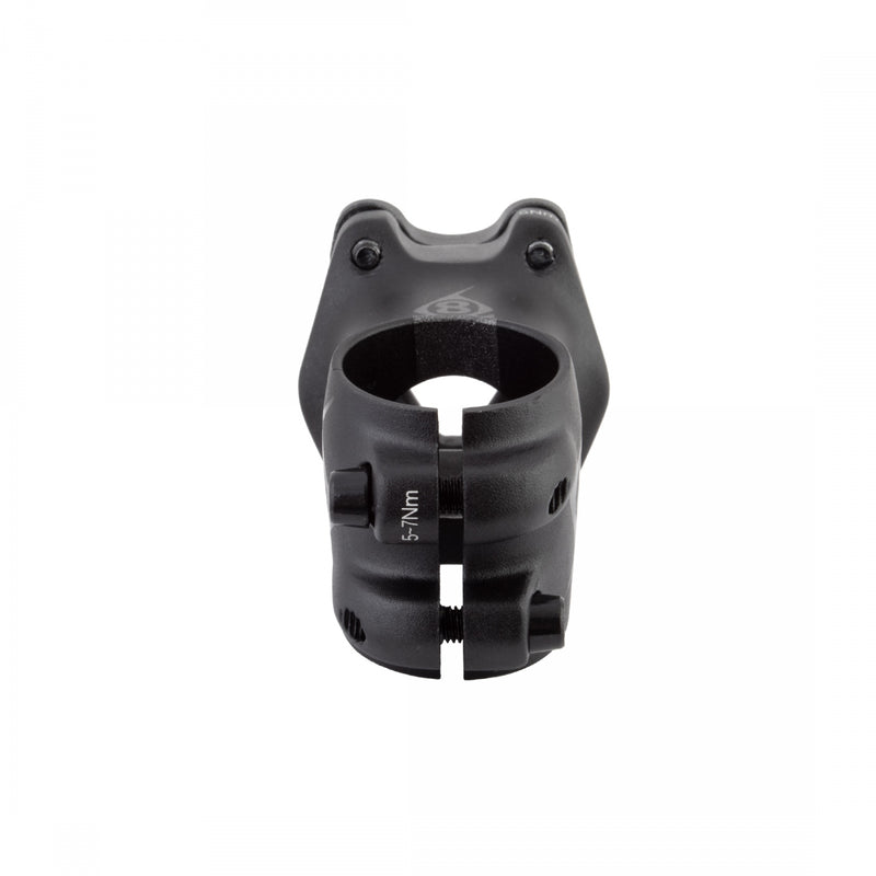 Load image into Gallery viewer, Origin8 Flow Stem Bar Clamp 31.8mm 60mm -7 Deg Black Aluminum Road / Mountain