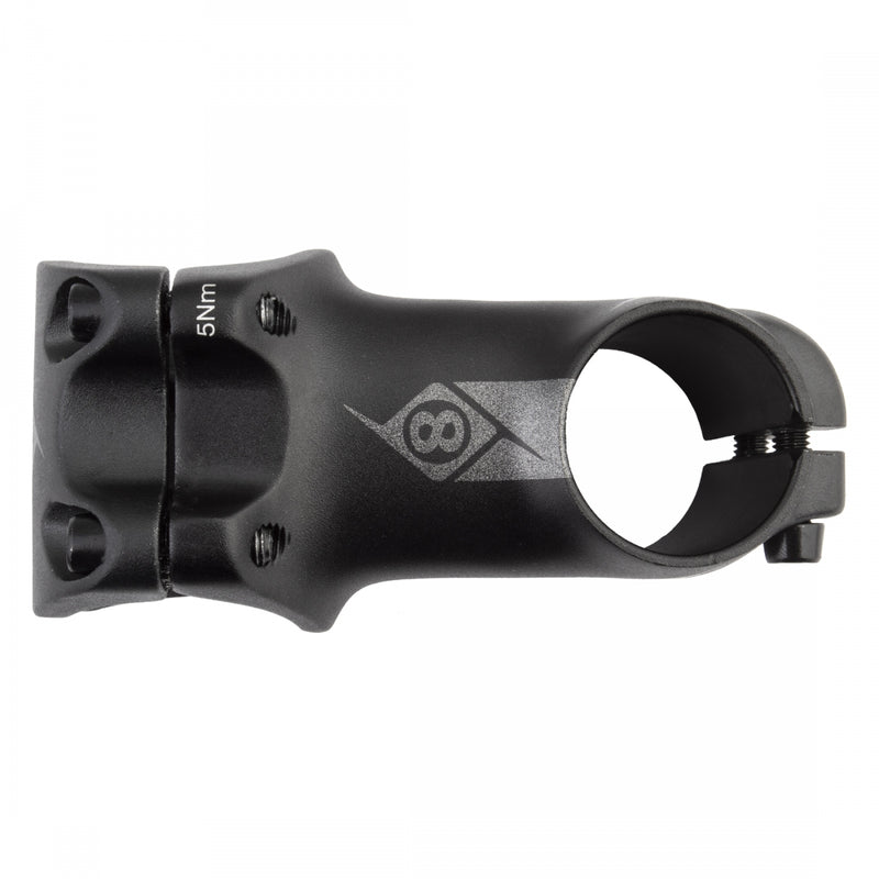 Load image into Gallery viewer, Origin8 Flow Stem Bar Clamp 31.8mm 60mm -7 Deg Black Aluminum Road / Mountain