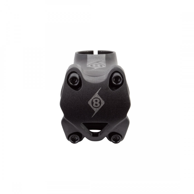 Load image into Gallery viewer, Origin8 Flow Stem Bar Clamp 31.8mm 70mm -7 Deg Black Aluminum Road / Mountain