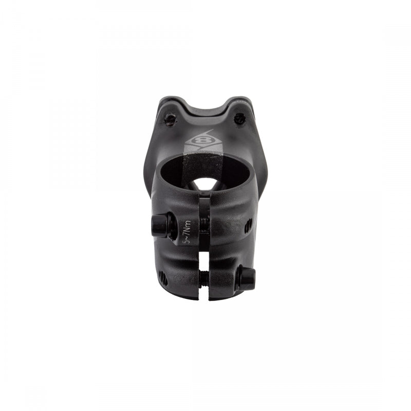 Load image into Gallery viewer, Origin8 Flow Stem Bar Clamp 31.8mm 70mm -7 Deg Black Aluminum Road / Mountain