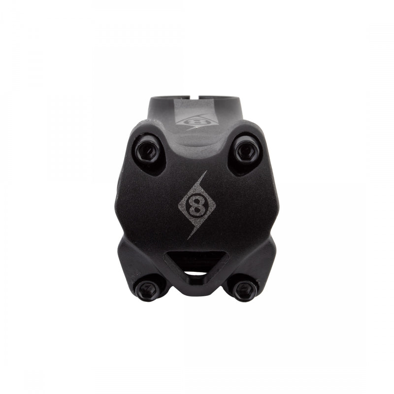 Load image into Gallery viewer, Origin8 Flow Stem Bar Clamp 31.8mm 80mm -7 Deg Black Aluminum Road / Mountain