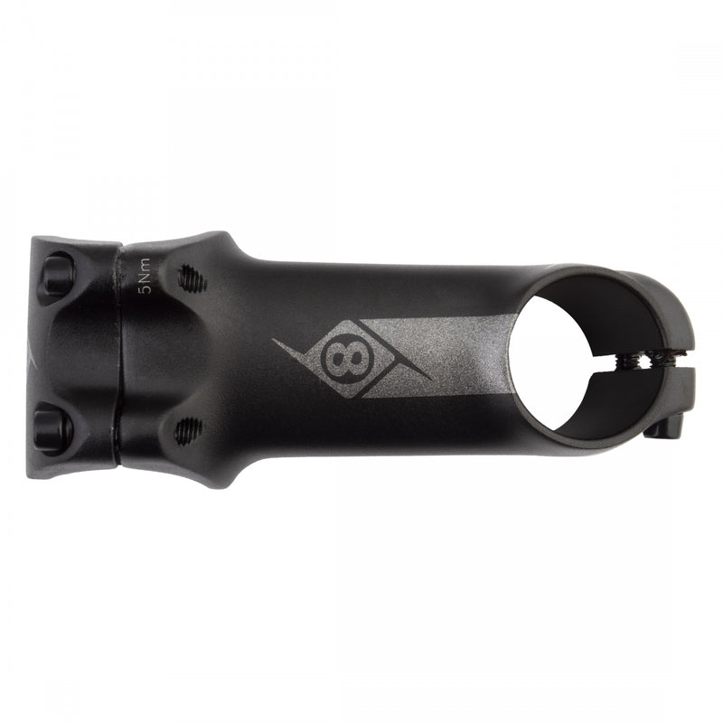 Load image into Gallery viewer, Origin8 Flow Stem Bar Clamp 31.8mm 80mm -7 Deg Black Aluminum Road / Mountain