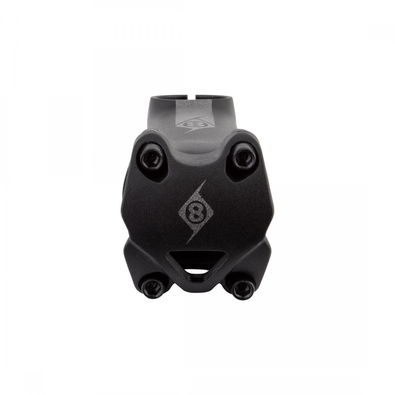 Load image into Gallery viewer, Origin8 Flow Stem Bar Clamp 31.8mm 90mm -7 Deg Black Aluminum Road / Mountain