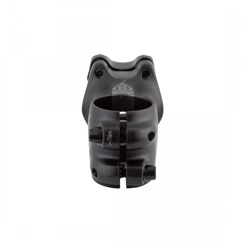 Load image into Gallery viewer, Origin8 Flow Stem Bar Clamp 31.8mm 60mm +7 Deg Black Aluminum Road / Mountain