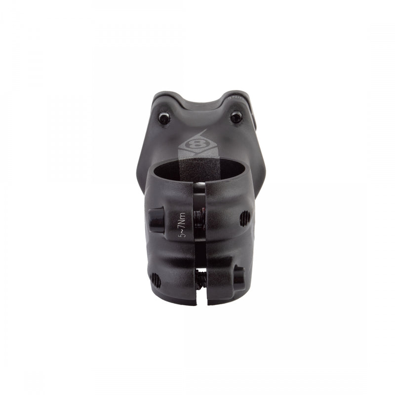 Load image into Gallery viewer, Origin8 Flow Stem Bar Clamp 31.8mm 70mm +7 Deg Black Aluminum Road / Mountain