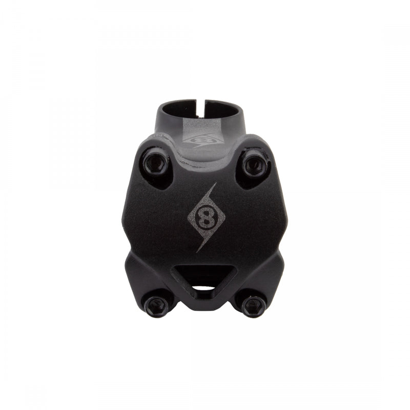 Load image into Gallery viewer, Origin8 Flow Stem Bar Clamp 31.8mm 80mm +7 Deg Black Aluminum Road / Mountain