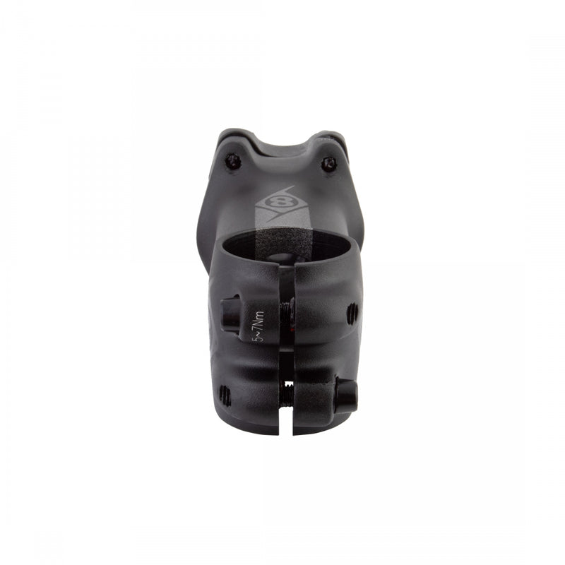 Load image into Gallery viewer, Origin8 Flow Stem Bar Clamp 31.8mm 80mm +7 Deg Black Aluminum Road / Mountain