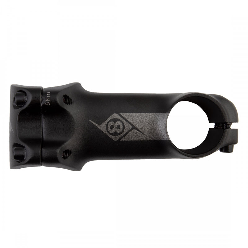 Load image into Gallery viewer, Origin8 Flow Stem Bar Clamp 31.8mm 80mm +7 Deg Black Aluminum Road / Mountain