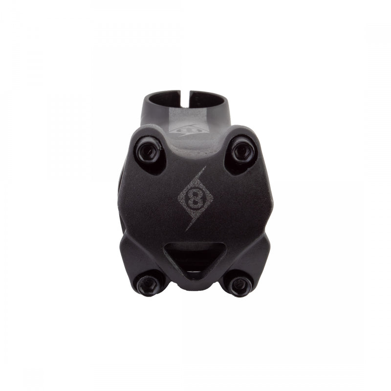 Load image into Gallery viewer, Origin8 Flow Stem Bar Clamp 31.8mm 90mm +7 Deg Black Aluminum Road / Mountain