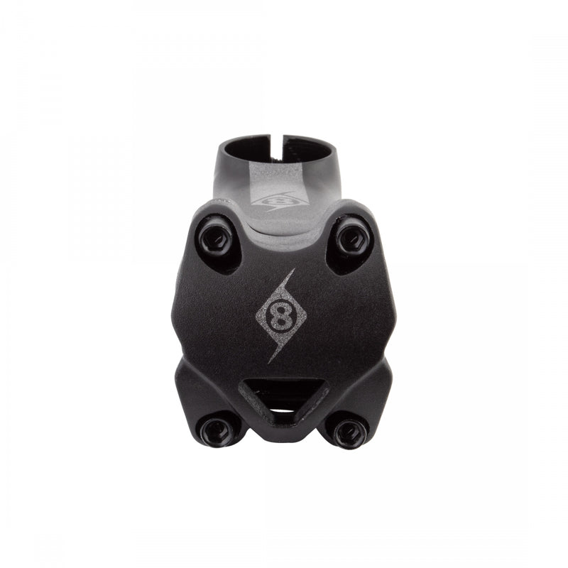 Load image into Gallery viewer, Origin8 Flow Stem 100mm Clamp 31.8mm +7 Deg Black Aluminum Road / Mountain